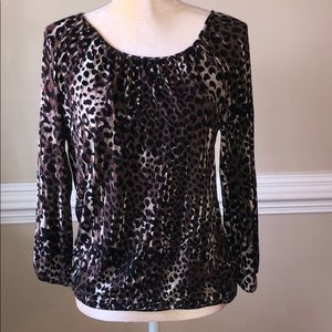 Dana Bachman Medium Cheetah Print Shirt